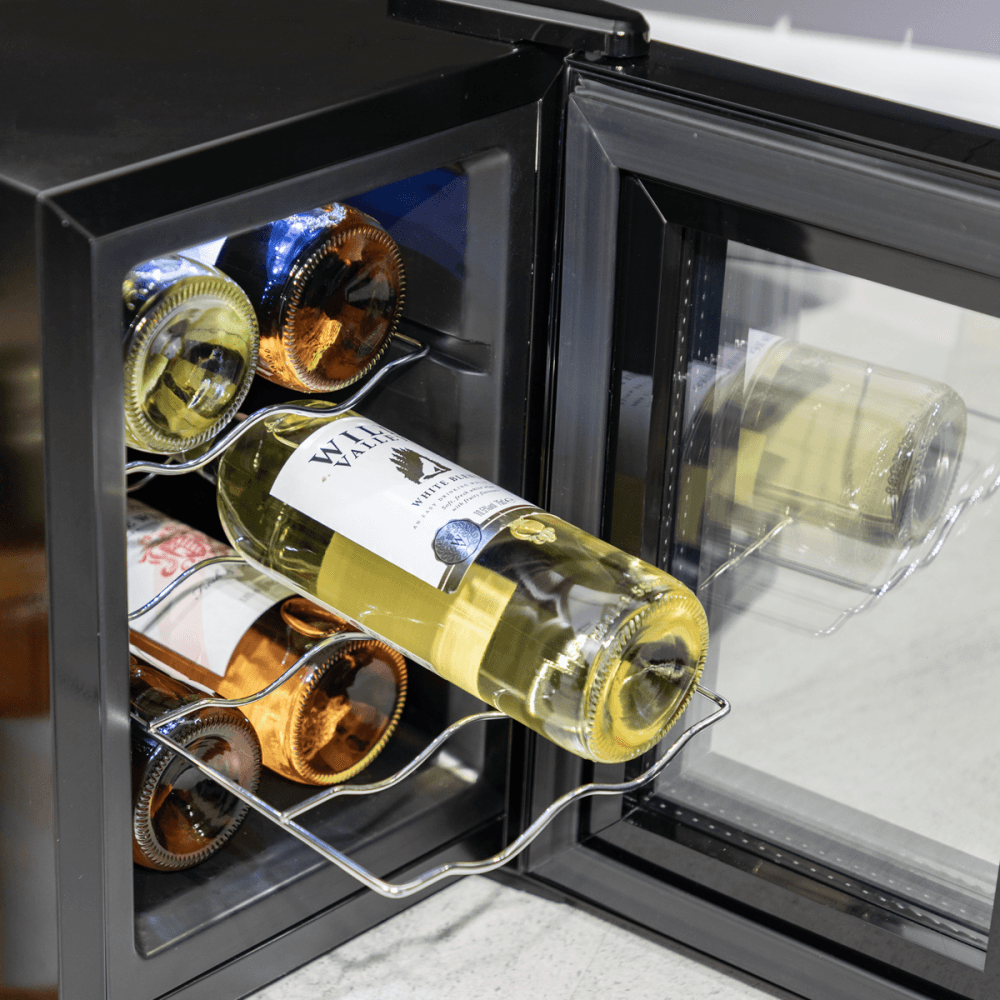 Baridi 6 Bottle Tabletop Wine Fridge & Cooler Model No- DH217