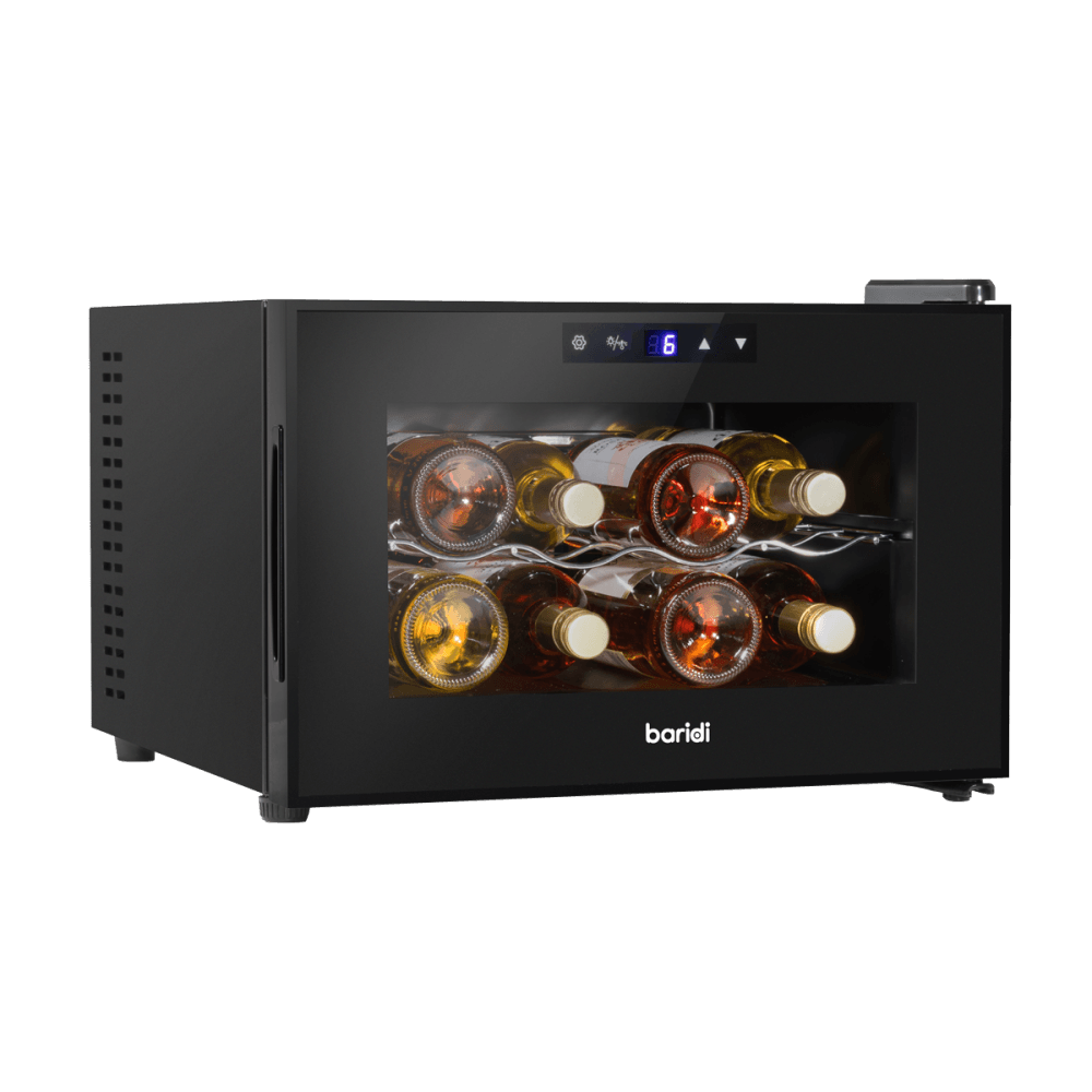 Baridi 8 Bottle Tabletop Wine Fridge & Cooler Model No- DH218