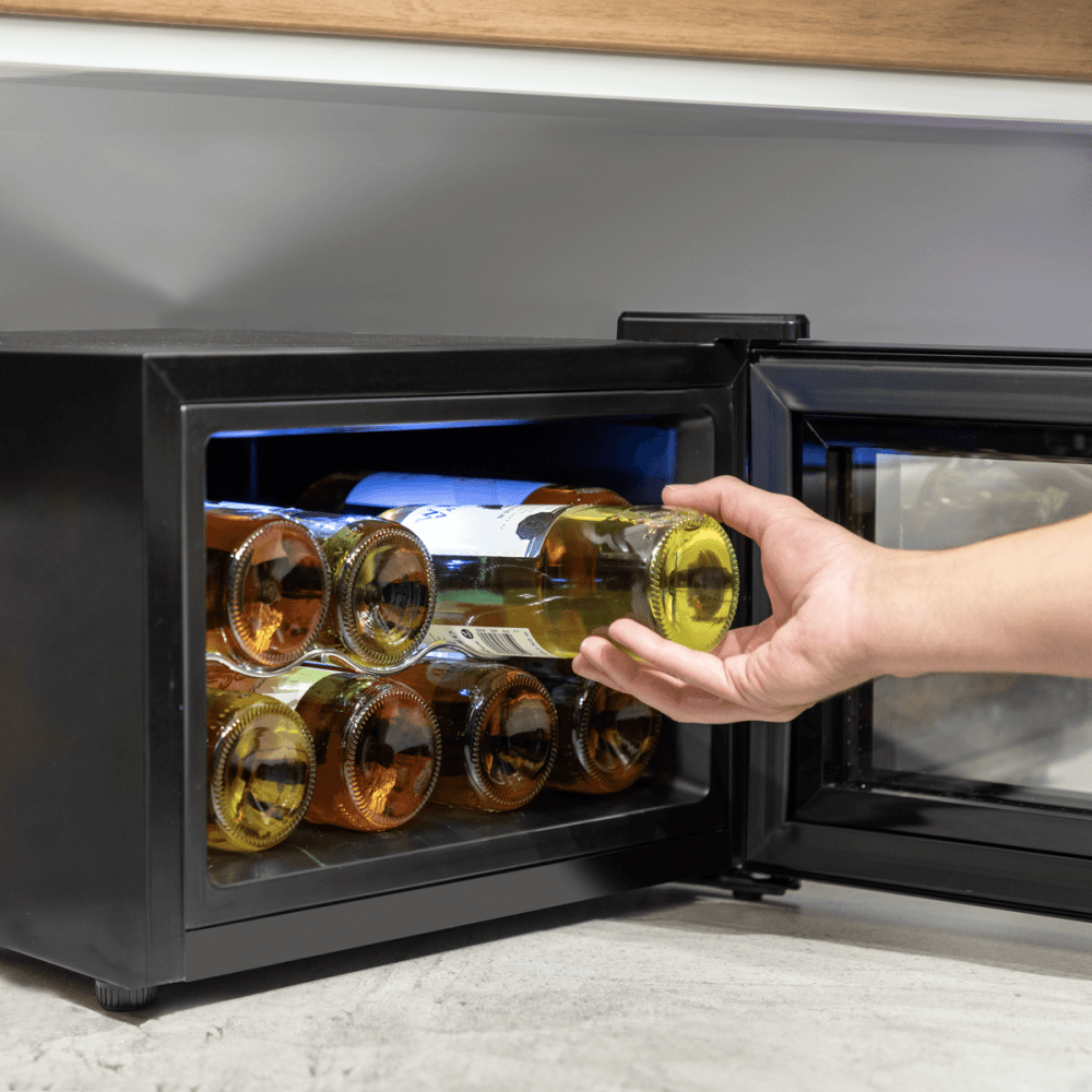 Baridi 8 Bottle Tabletop Wine Fridge & Cooler Model No- DH218