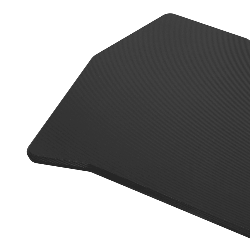 Dellonda Rectangular Desktop 1400 x 700mm - Carbon Fibre Effect Model No- DH22