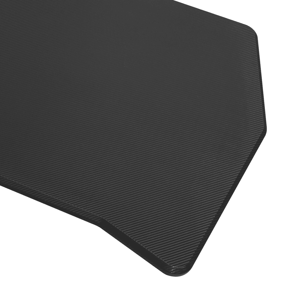 Dellonda Rectangular Desktop 1400 x 700mm - Carbon Fibre Effect Model No- DH22