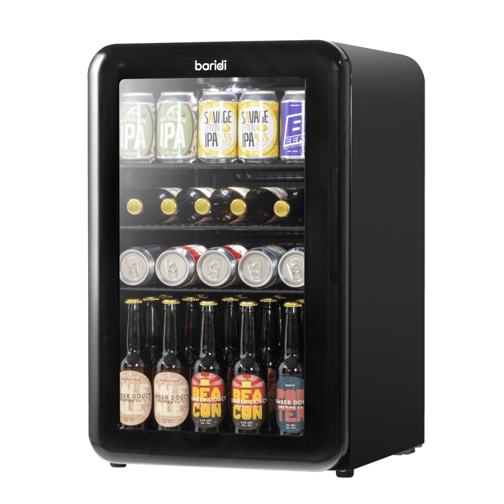 Baridi Retro Style Drinks/Beer & Wine Fridge 70L Capacity Model No- DH222
