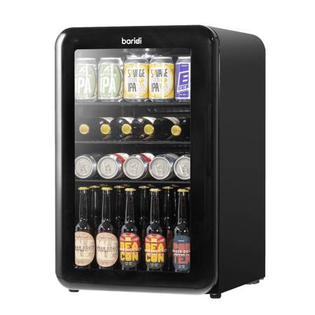 Baridi Retro Style Drinks/Beer & Wine Fridge 70L Capacity Model No- DH222