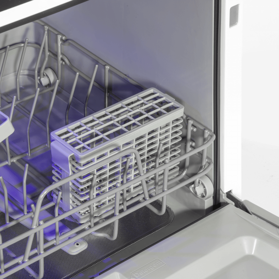 Baridi 2-4 Place Settings Mini Portable Tabletop Dishwasher, 5 Wash Functions Model No- DH224A