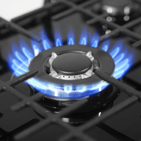 Baridi Gas Hob with 5 Cooking Zones 70cm - Black Model No- DH228