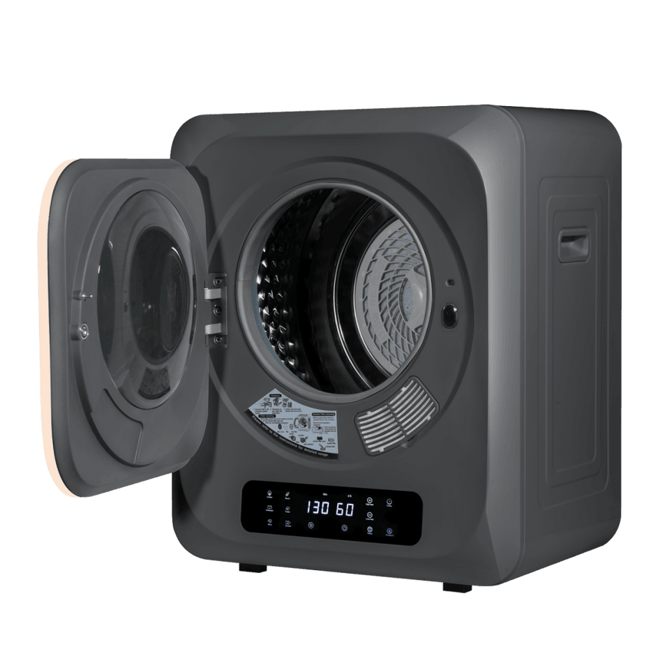 Baridi Tabletop Tumble Dryer with Digital Controls 2.5kg Capacity - Black Model No- DH229