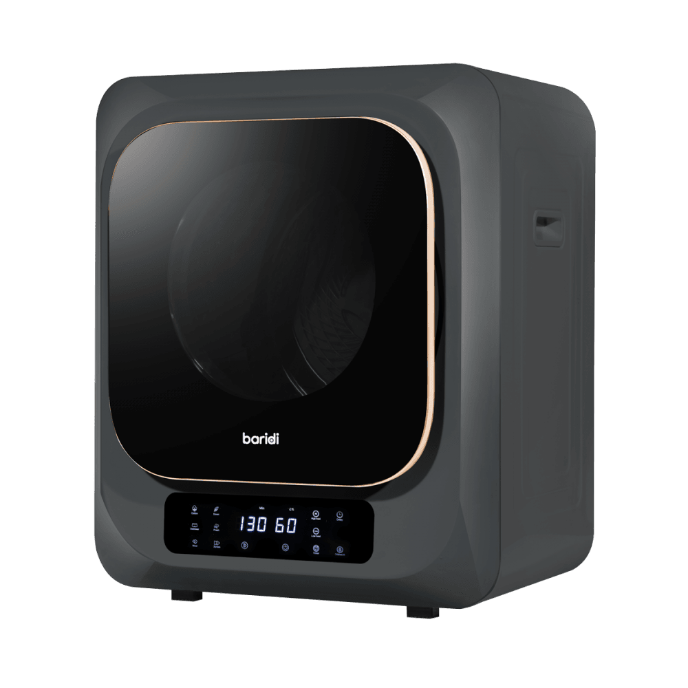Baridi Tabletop Tumble Dryer with Digital Controls 2.5kg Capacity - Black Model No- DH229