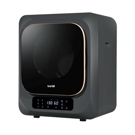 Baridi Tabletop Tumble Dryer with Digital Controls 2.5kg Capacity - Black Model No- DH229