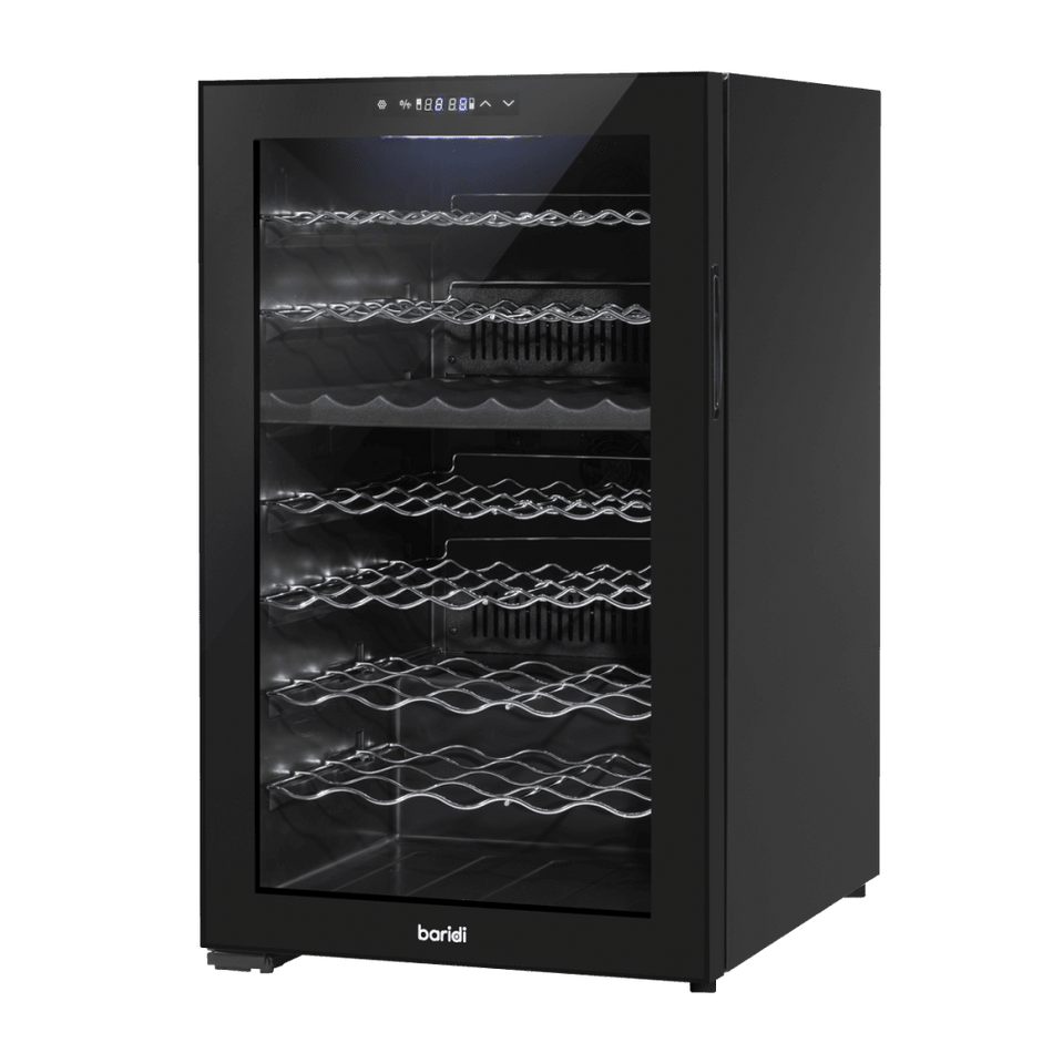 Baridi 52 Bottle Dual Zone Wine Fridge & Cooler Model No- DH236