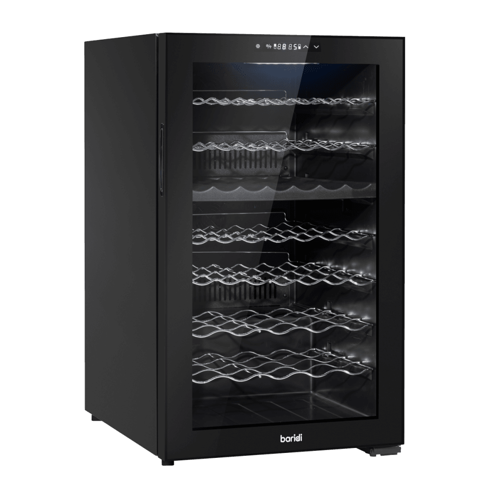 Baridi 52 Bottle Dual Zone Wine Fridge & Cooler Model No- DH236