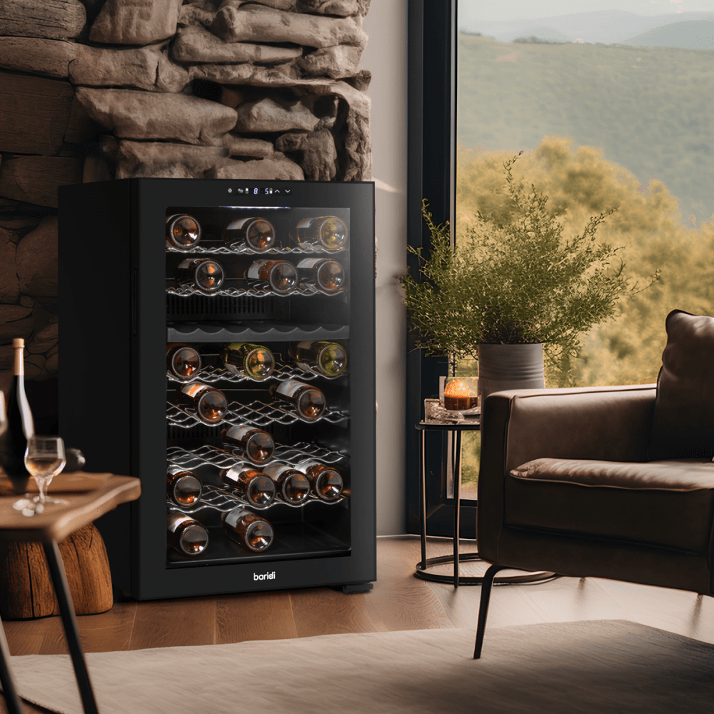Baridi 52 Bottle Dual Zone Wine Fridge & Cooler Model No- DH236