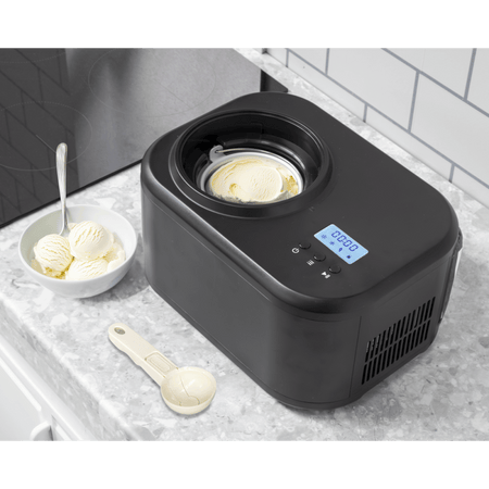 Baridi Automatic Churning Ice Cream Machine 1L - Black Model No- DH238