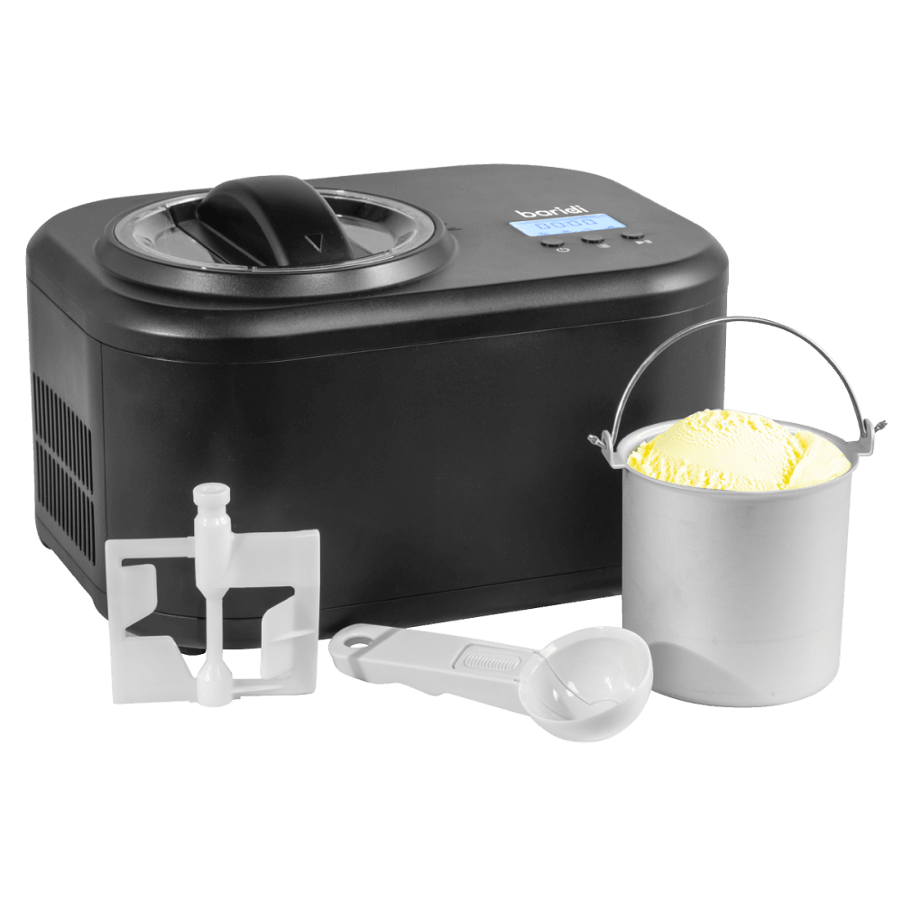 Baridi Automatic Churning Ice Cream Machine 1L - Black Model No- DH238