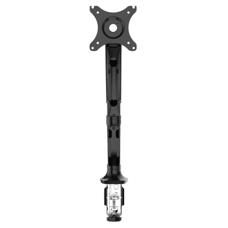 Dellonda Adjustable Single Monitor Arm with 360 Rotation - Black Model No- DH24
