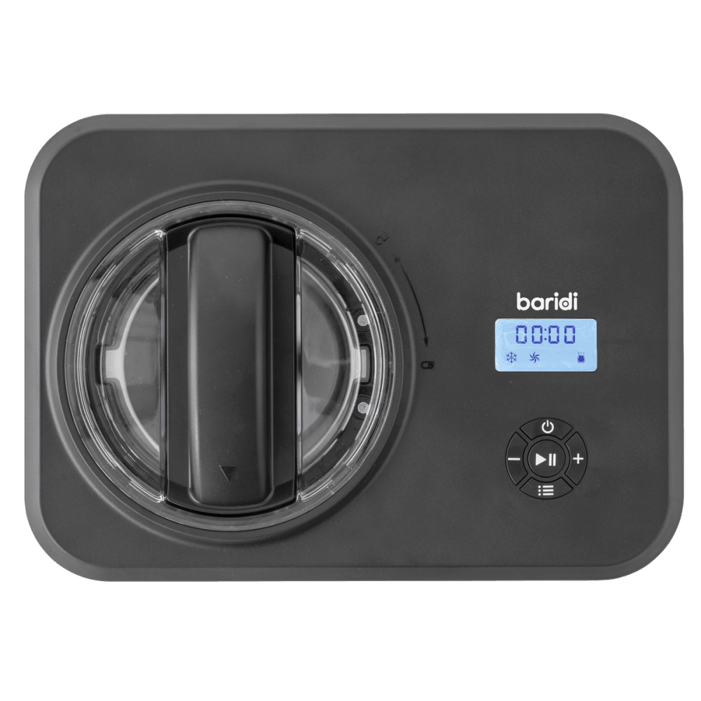 Baridi Automatic Churning Ice Cream Machine 1.5L - Black Model No- DH240