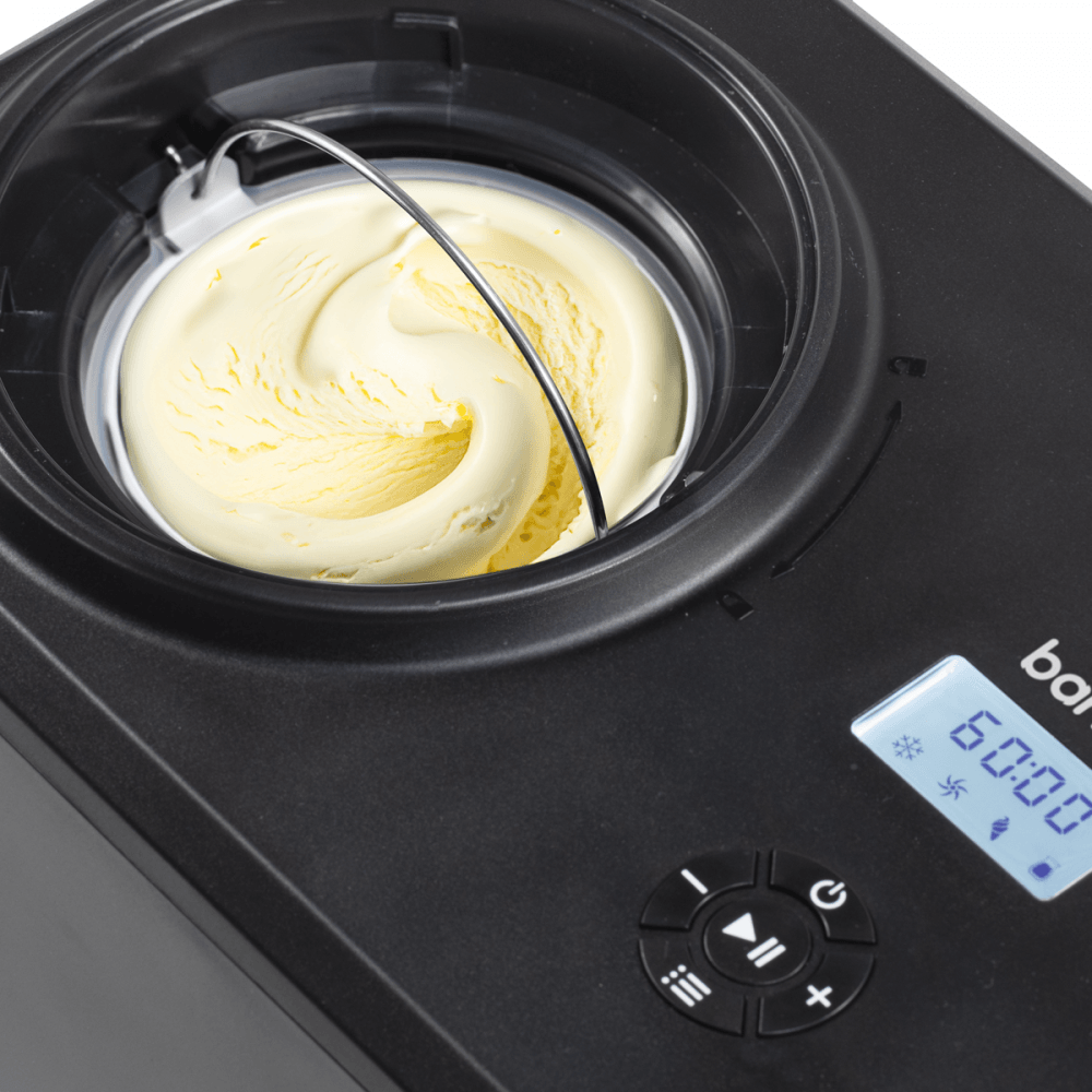 Baridi Automatic Churning Ice Cream Machine 1.5L - Black Model No- DH240