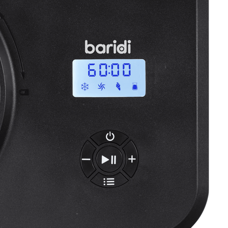 Baridi Automatic Churning Ice Cream Machine 1.5L - Black Model No- DH240