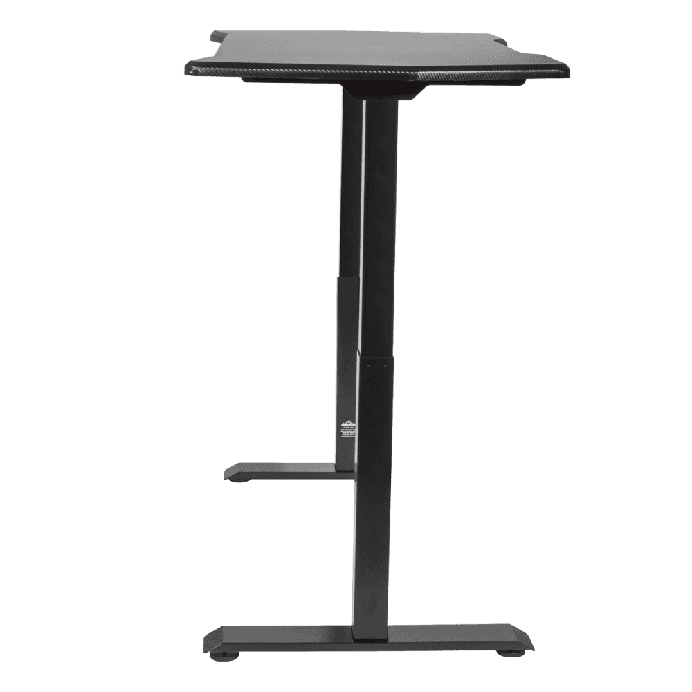 Dellonda Carbon Fibre Effect Electric Height Adjustable Standing Desk, 1400 x 700mm Dual Motor 100kg Model No- DH241