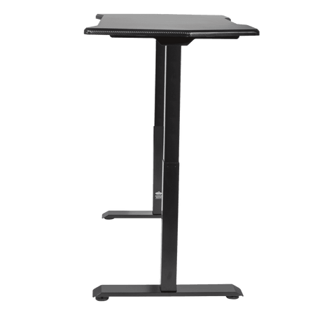 Dellonda Carbon Fibre Effect Electric Height Adjustable Standing Desk, 1400 x 700mm Dual Motor 100kg Model No- DH241