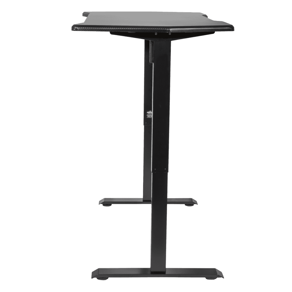 Dellonda Single Motor Ultra-Quiet Adjustable-Height Electric Sit/Stand Desk - Carbon Fibre Effect Desktop Model No- DH243
