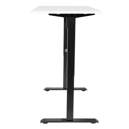 Dellonda White Electric Height Adjustable Standing Desk with Memory, Quiet, 1400x700mm Model No- DH244