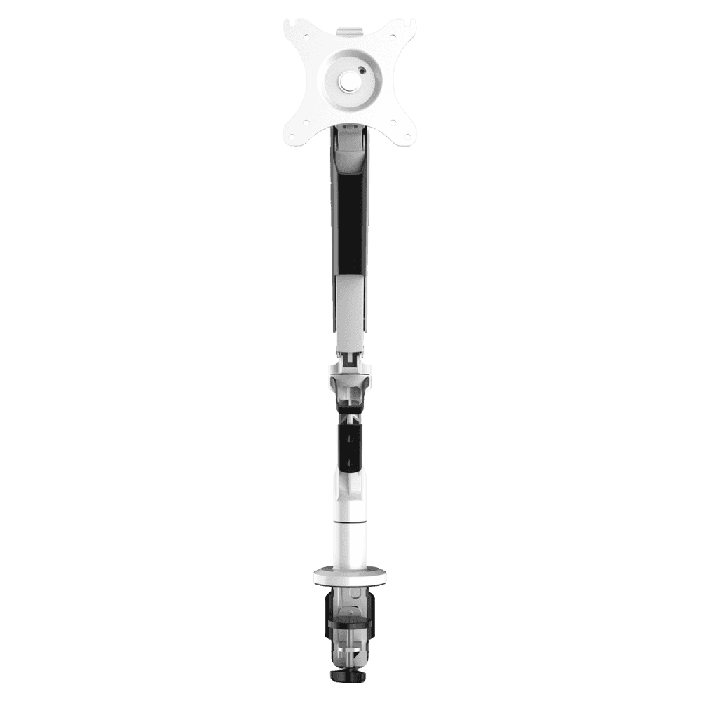 Dellonda Adjustable Single Monitor Arm with 360 Rotation - White Model No- DH26