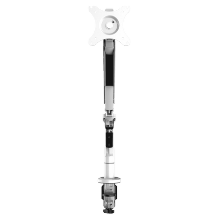 Dellonda Adjustable Single Monitor Arm with 360 Rotation - White Model No- DH26