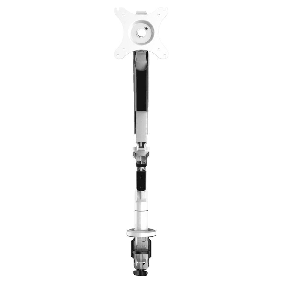 Dellonda Adjustable Single Monitor Arm with 360 Rotation - White Model No- DH26