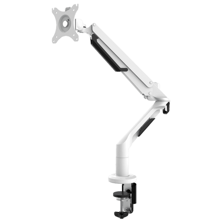 Dellonda Adjustable Single Monitor Arm with 360 Rotation - White Model No- DH26