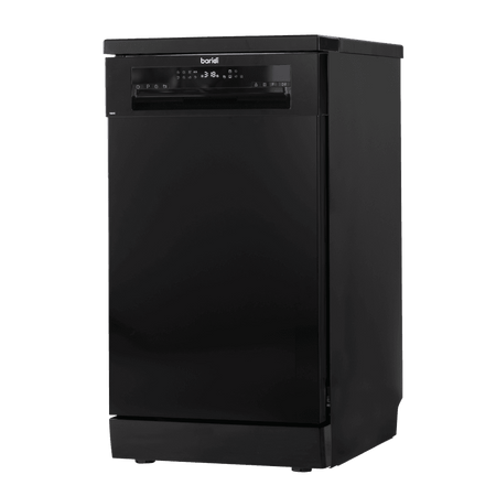 Baridi Slimline Freestanding Dishwasher 45cm Wide 10 Place Settings - Black Model No- DH267