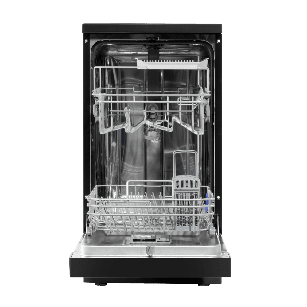 Baridi Slimline Freestanding Dishwasher 45cm Wide 10 Place Settings - Black Model No- DH267