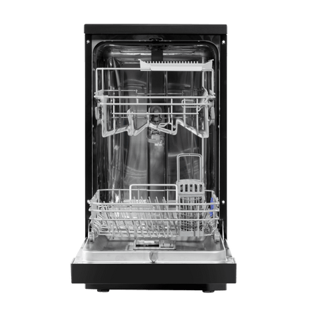 Baridi Slimline Freestanding Dishwasher 45cm Wide 10 Place Settings - Black Model No- DH267