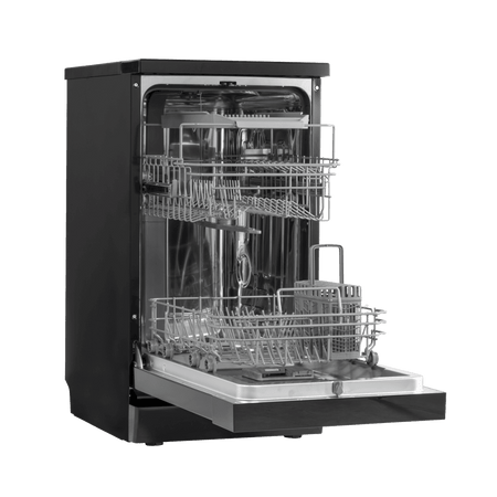 Baridi Slimline Freestanding Dishwasher 45cm Wide 10 Place Settings - Black Model No- DH267