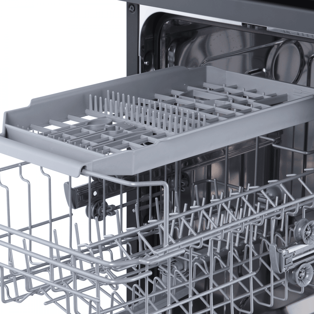 Baridi Slimline Freestanding Dishwasher 45cm Wide 10 Place Settings - Black Model No- DH267