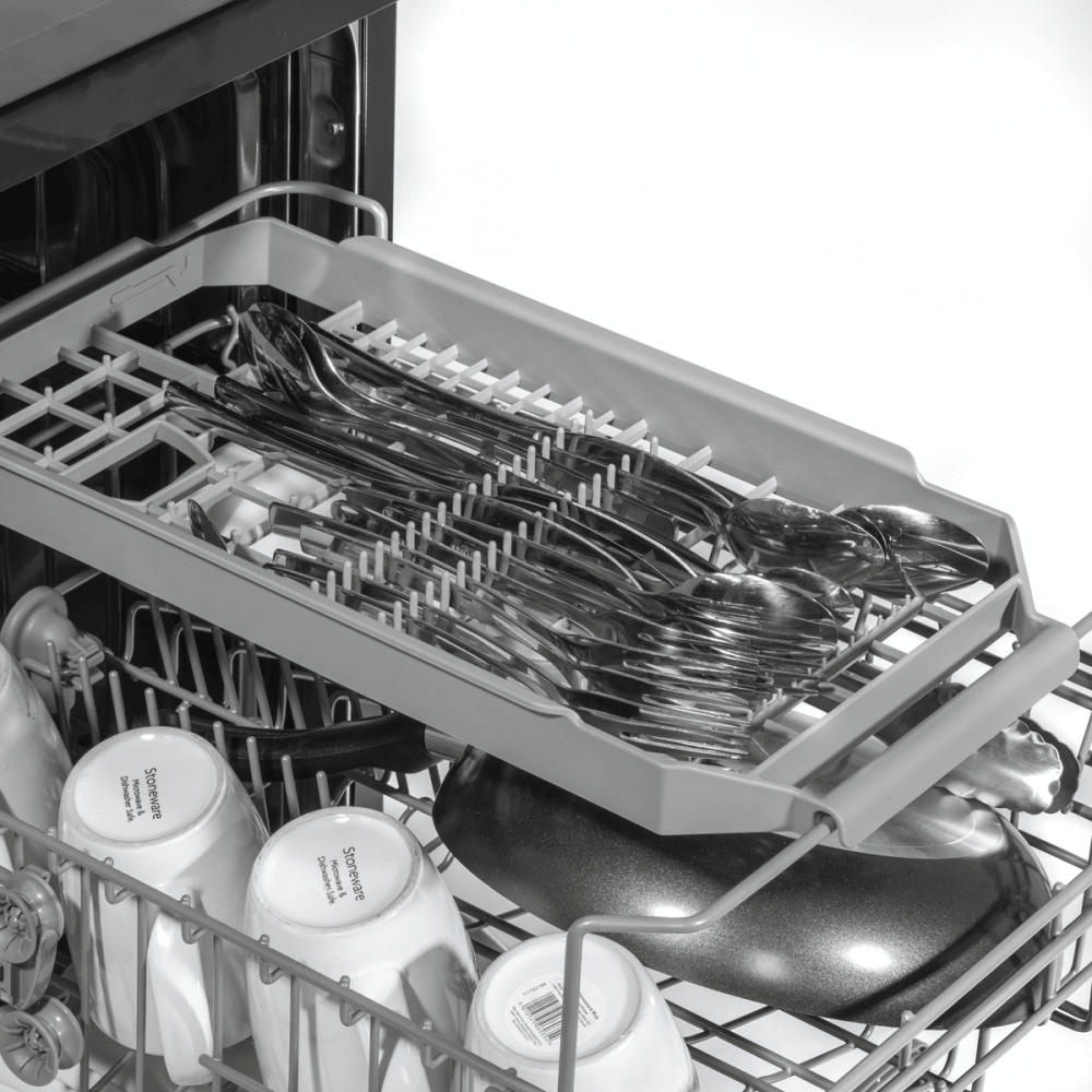 Baridi Slimline Freestanding Dishwasher 45cm Wide 10 Place Settings - Black Model No- DH267