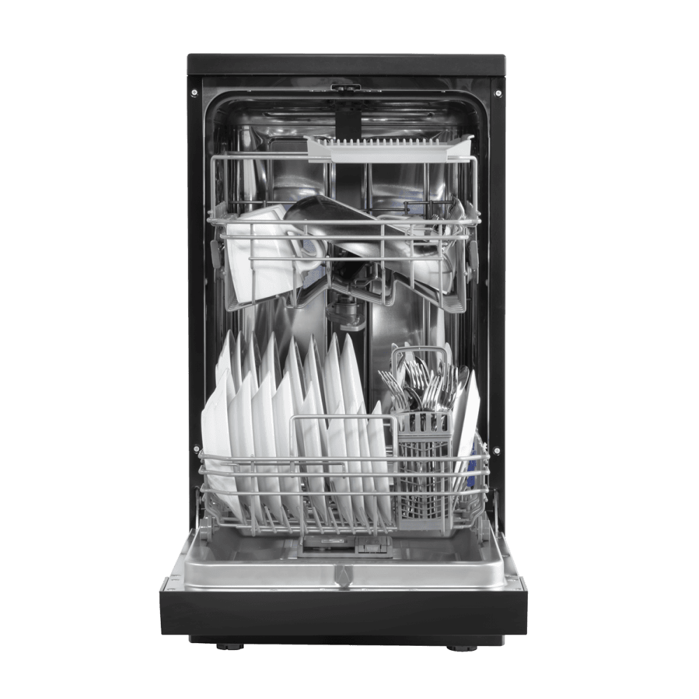 Baridi Slimline Freestanding Dishwasher 45cm Wide 10 Place Settings - Black Model No- DH267