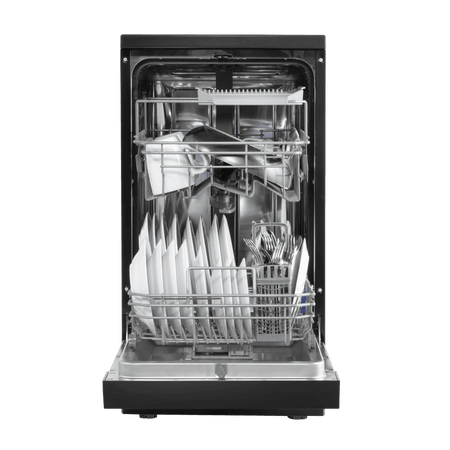 Baridi Slimline Freestanding Dishwasher 45cm Wide 10 Place Settings - Black Model No- DH267
