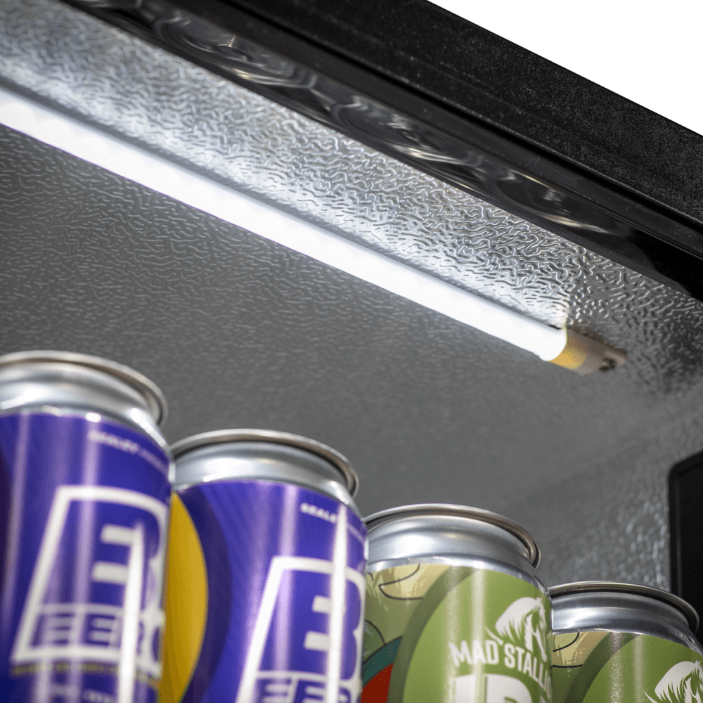 Baridi Hinged Double Door, Back Bar Drinks Fridge/Cooler, 190L Capacity Model No- DH272