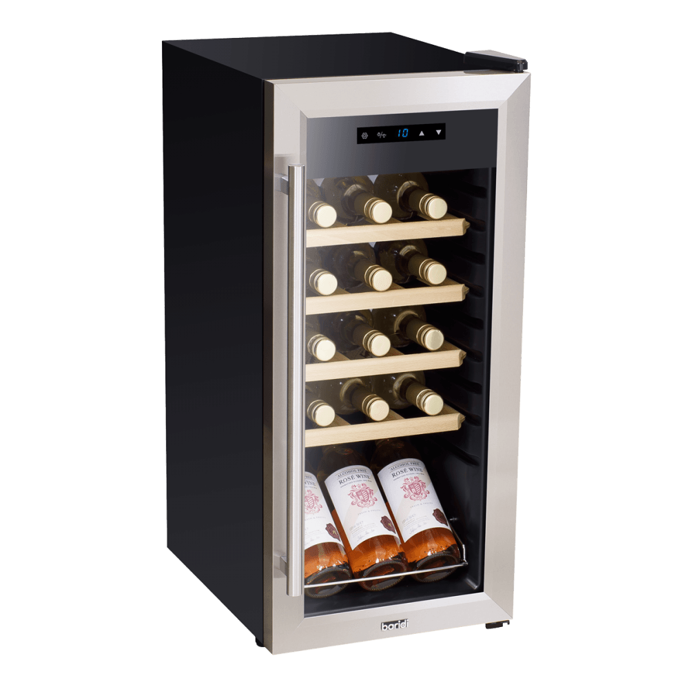 Baridi 18 Bottle Wine Fridge & Cooler - Stainless Steel Model No- DH29