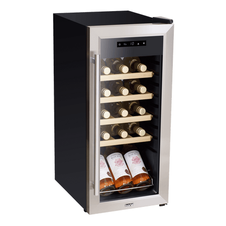 Baridi 18 Bottle Wine Fridge & Cooler - Stainless Steel Model No- DH29