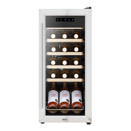 Baridi 18 Bottle Wine Fridge & Cooler - Stainless Steel Model No- DH29