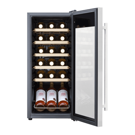 Baridi 18 Bottle Wine Fridge & Cooler - Stainless Steel Model No- DH29