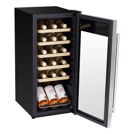 Baridi 18 Bottle Wine Fridge & Cooler - Stainless Steel Model No- DH29