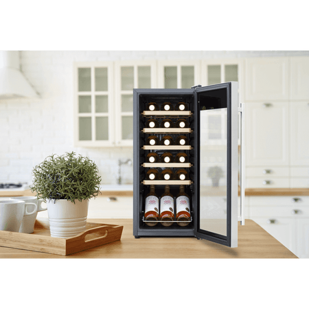 Baridi 18 Bottle Wine Fridge & Cooler - Stainless Steel Model No- DH29