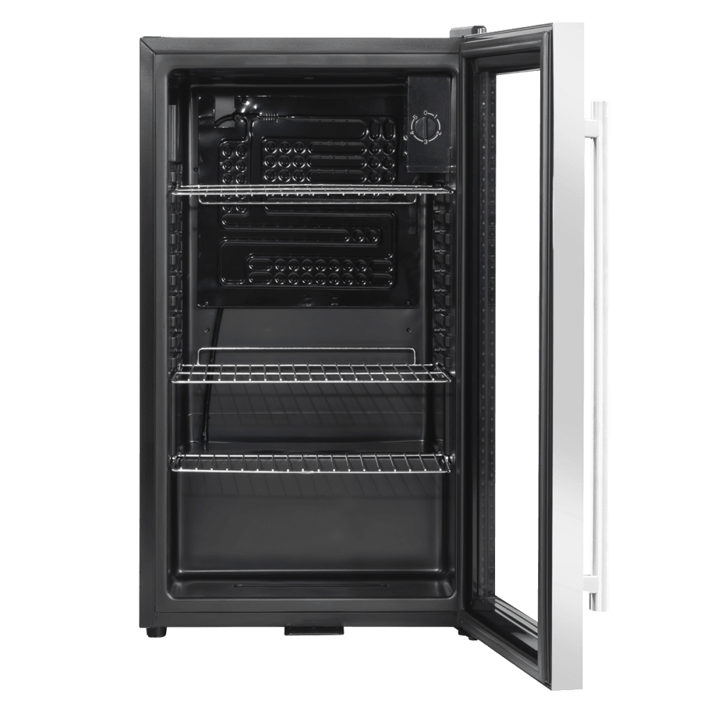 Baridi Wine, Beer & Drinks Fridge 85L Capacity - Stainless Steel Model No- DH31