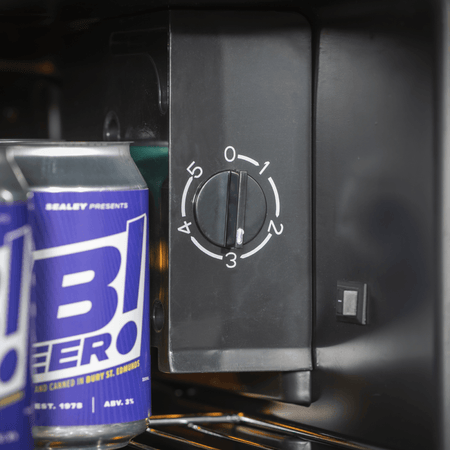 Baridi Wine, Beer & Drinks Fridge 85L Capacity - Stainless Steel Model No- DH31