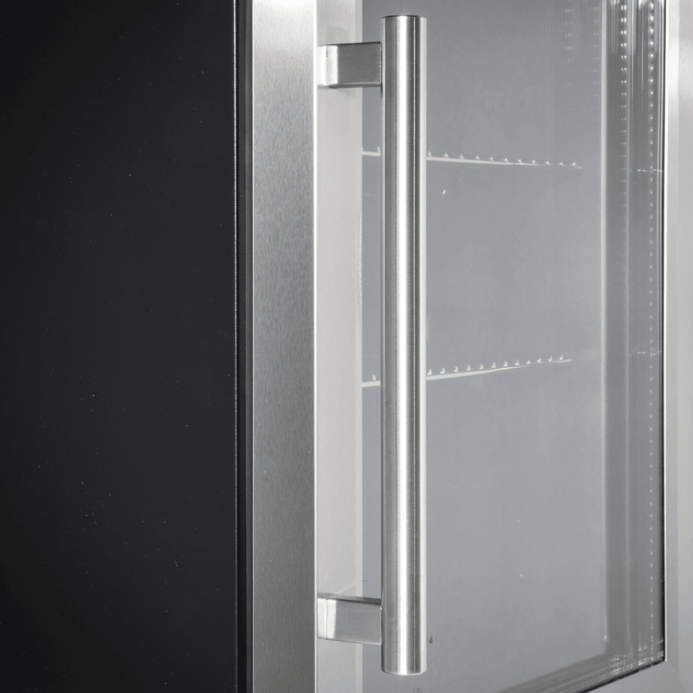 Baridi Wine, Beer & Drinks Fridge 85L Capacity - Stainless Steel Model No- DH31