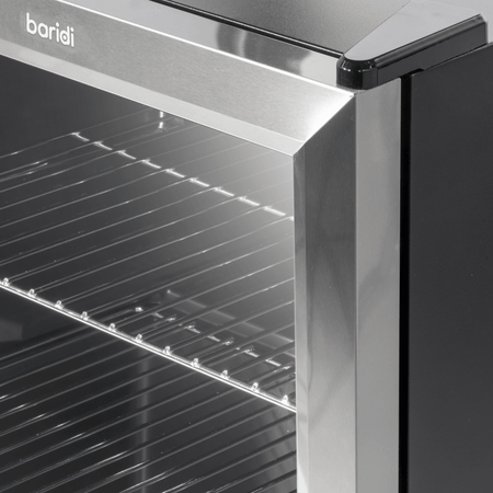 Baridi Wine, Beer & Drinks Fridge 85L Capacity - Stainless Steel Model No- DH31
