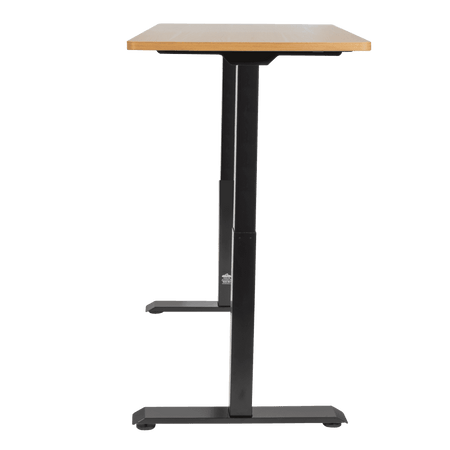 Dellonda Oak Electric Height Adjustable Standing Desk, 1400 x 700mm Dual Motor 100kg Model No- DH33