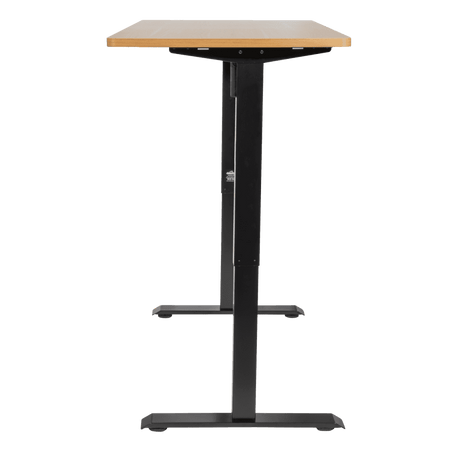 Dellonda Oak Electric Adjustable-Height Standing Desk with Memory, Quiet & Fast 1400 x 700mm Model No- DH41